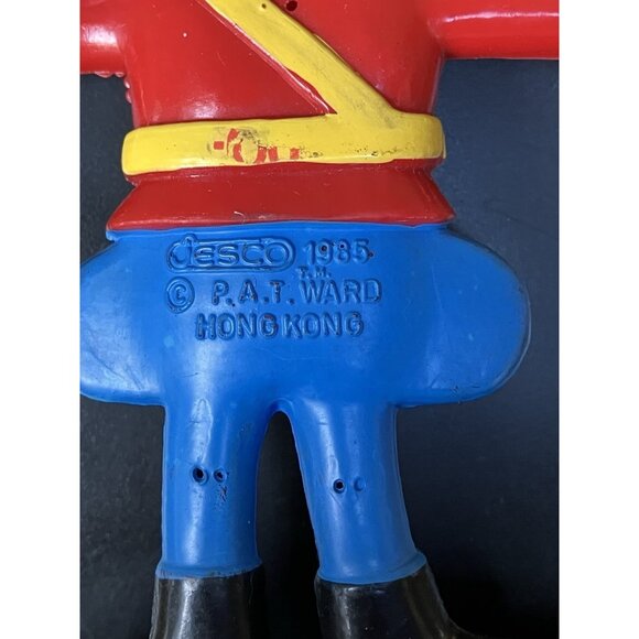 1985 JESCO 5” Dudley-Do-Right Rocky And Bullwinkle Rubber Bendable Figure - Picture 12 of 13